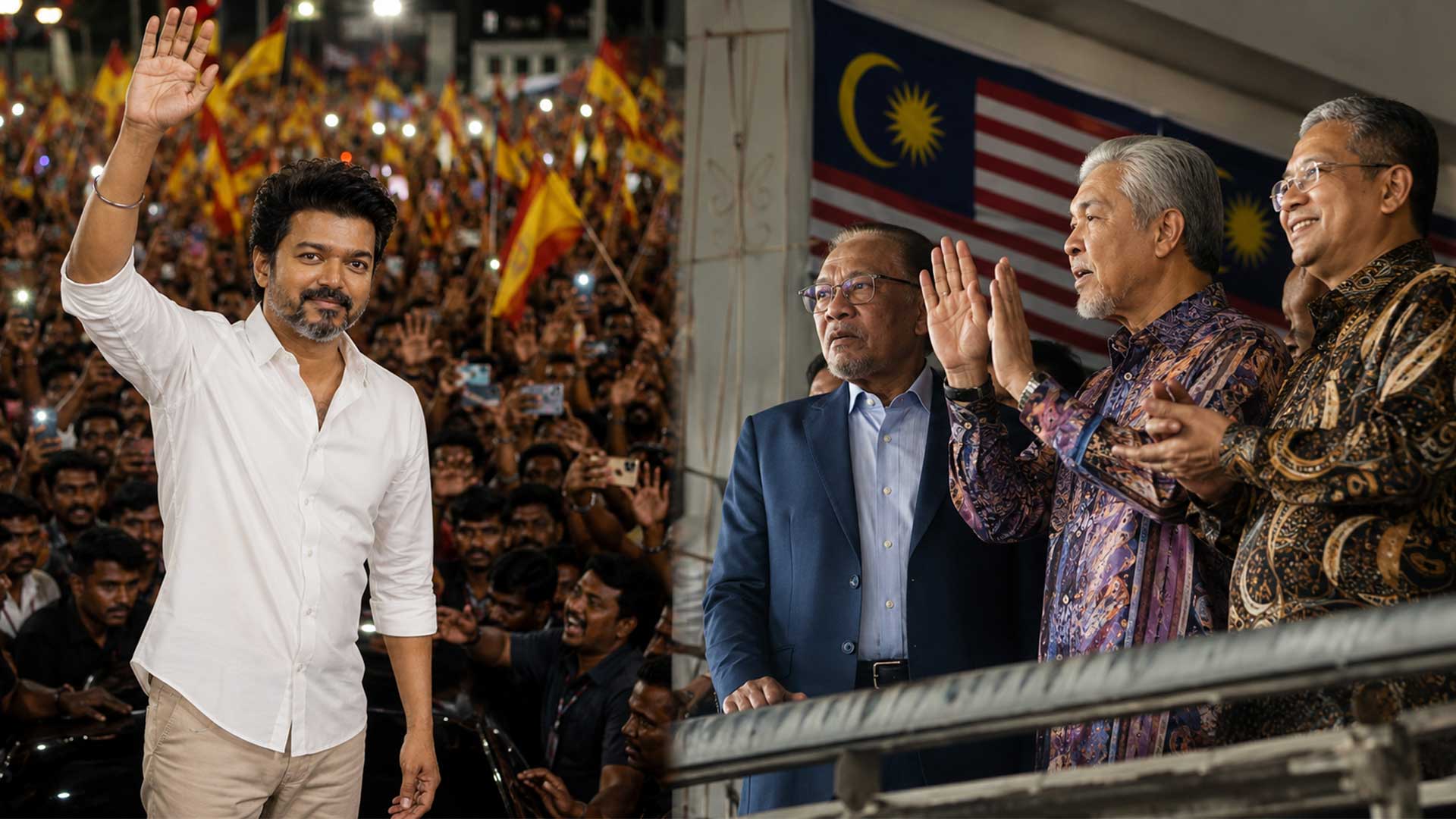 Ketua Menteri Tamil Nadu Vijay Tarik Perhatian Ahli Politik Malaysia