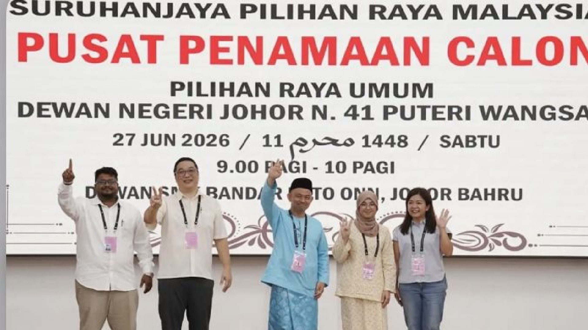 PRN Johor: Pertandingan Lima Penjuru di Puteri Wangsa, Tiga Penjuru di Bukit Kepong