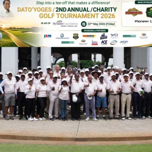 Kejohanan Golf Amal Tahun Kedua ‘Dato Yoges’ Bantu Belia Kurang Berkemampuan